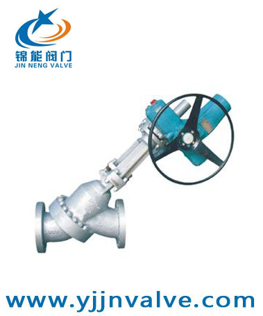 JS545Y伞齿轮Y型料浆阀